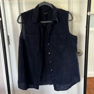 Size large Talbots button up top